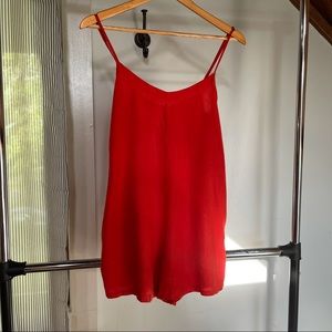 Ali Golden Red / Orange Romper XS